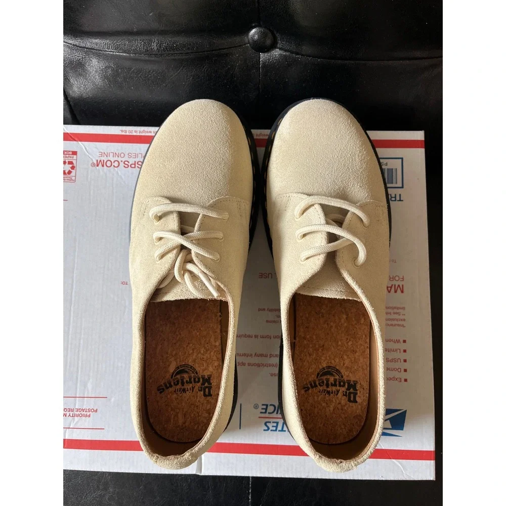 Dr. Martens 1461 Iced Suede‎ Oxford  Parchment Beige